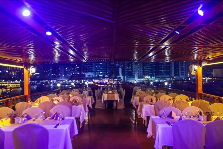 5* Dubai Marina Traditional Dinner Cruise With Full Course Buffet - Image 4