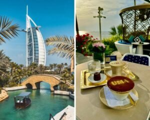 Dubai Burj Al Arab Tour + 24K Gold Cappuccino At Uma Lounge
