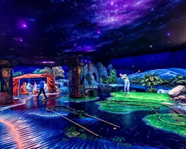 3D Blacklight Minigolf Dubai