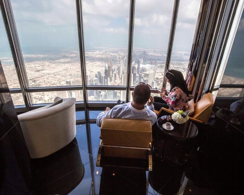 Burj Khalifa At The Top 124th Floor With Cafe Treat Non Prime Time - Image 3