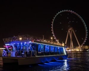 5-Star Dubai Marina Dinner On A Luxury Glass Boat With Buffet